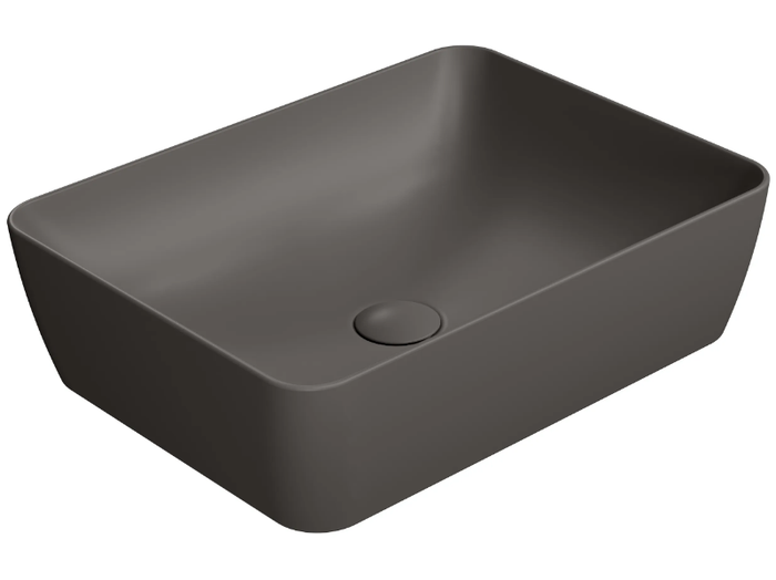 COLOR ELEMENTS 50X38 - Countertop rectangular ceramic washbasin _ GSI ceramica